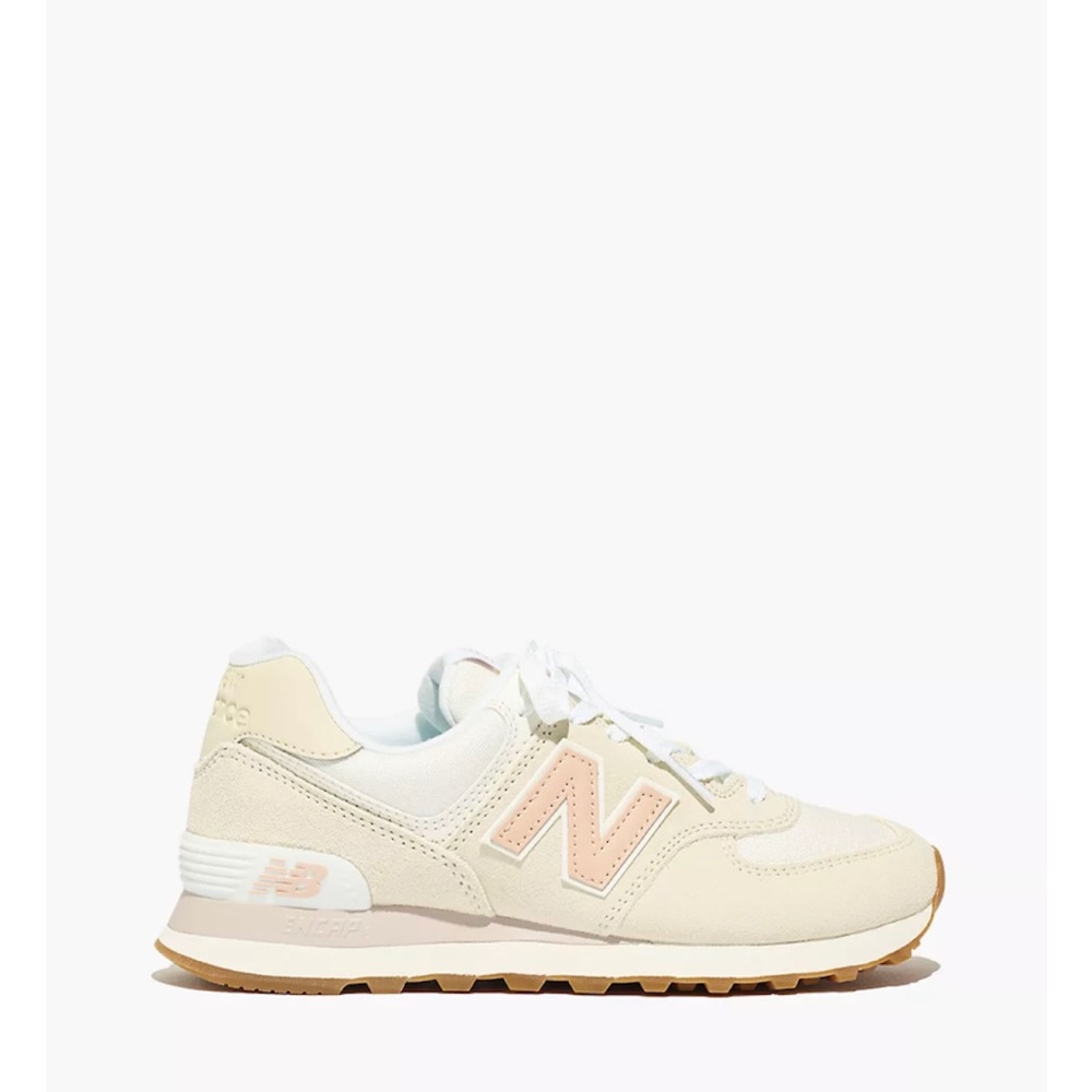 New Balance Suede 574 Sea Salt/Rose Water Size 6